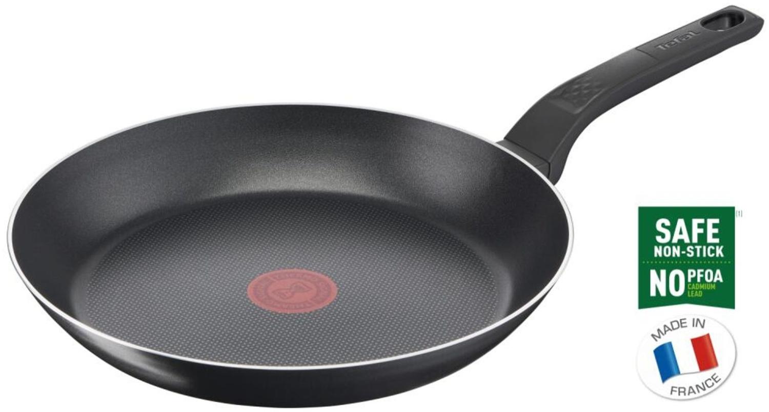 6x Bratpfannen 28cm Schwarz Antihaft Wok Kochen Küchen Schmoren Gemüse Bild 1