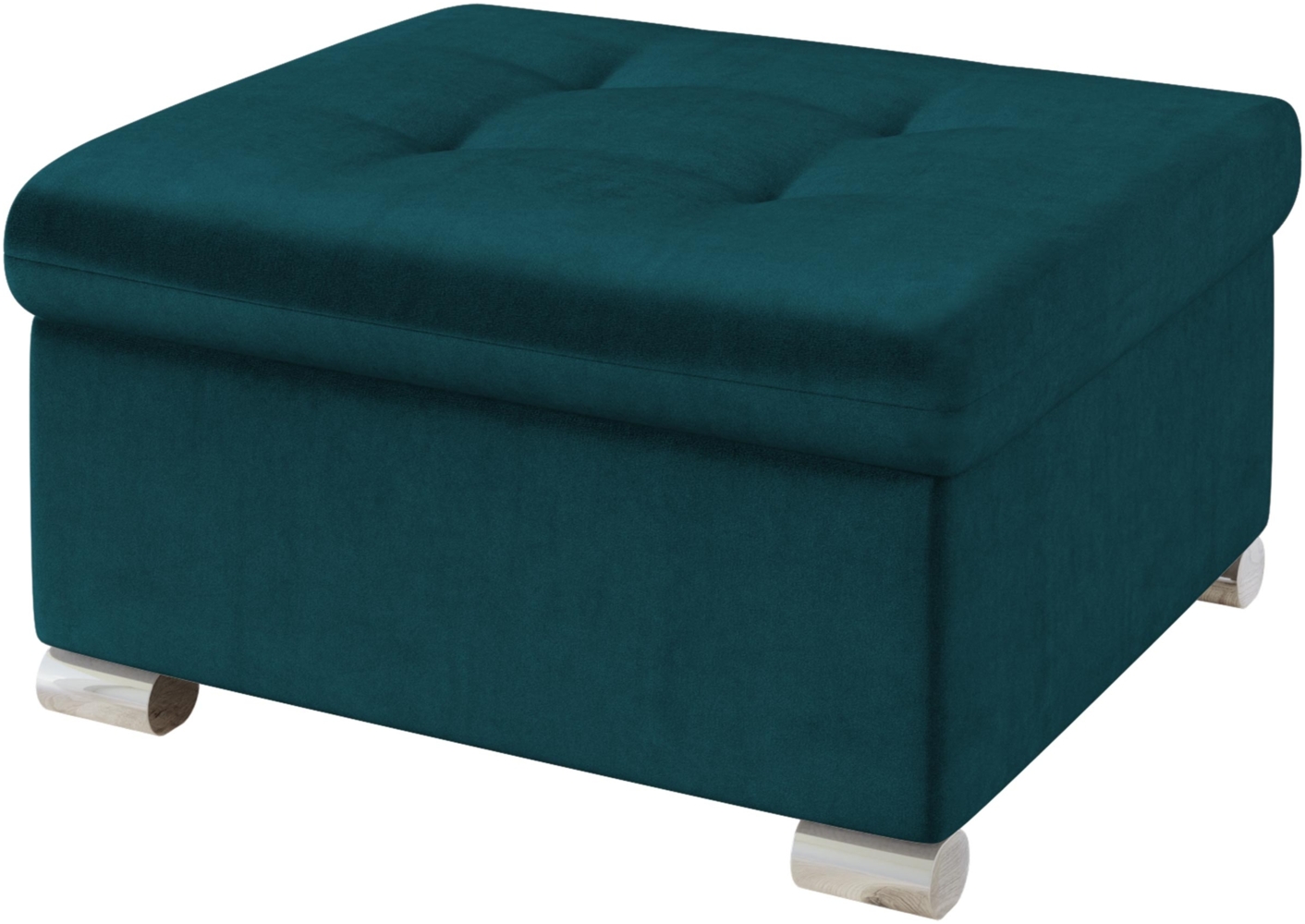 Polsterhocker Niko Klein, Farbe: Magic Velvet 2221 Bild 1