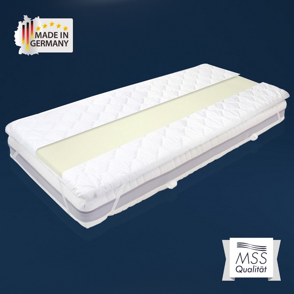 MSS® ProComfort Visco Topper mit verst. Bezug 200 x 80 x 6 cm Bild 1