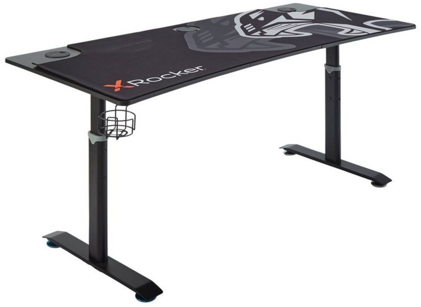 X Rocker Gamingtisch Cougar XL Ultra Wide Höhenverstellbarer Gaming Schreibtisch Bild 1