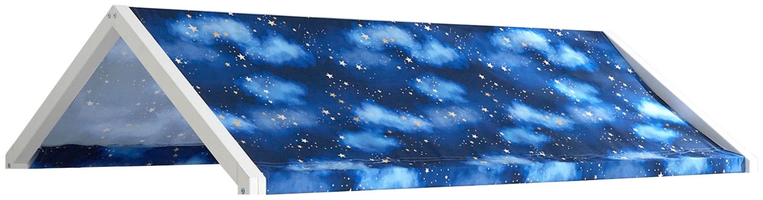 Dachvorhang mit Motiv für Hausbett "Kay" 120x200 cm Bild 1