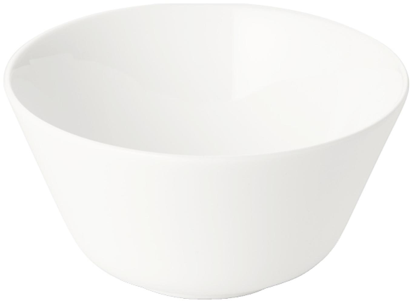 Schale 10 cm 0,20 l Fine Bone China Pure Weiss Dibbern Schale - Mikrowelle geeignet, Spülmaschinenfest Bild 1