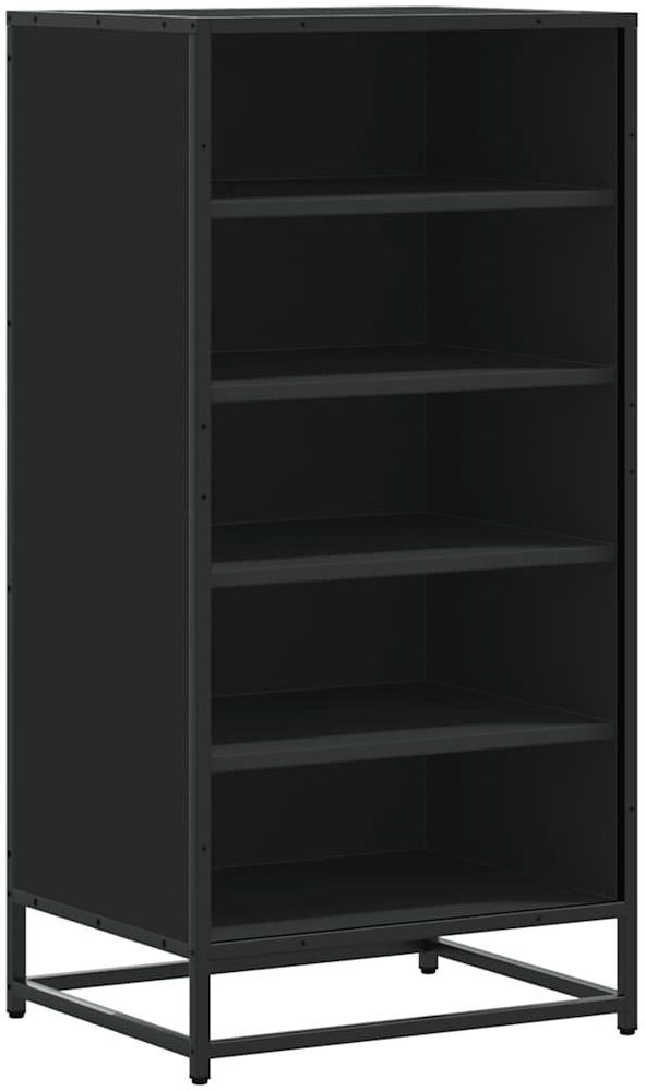 vidaXL Schuhregal Schwarz 48x38x97,5 cm Holzwerkstoff 849204 Bild 1