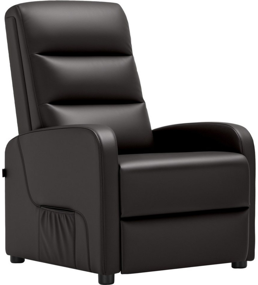 COMHOMA Relaxsessel Fernsehsessel mit Verstellbarer Rückenlehne bis 160° mit Federkissen Bild 1