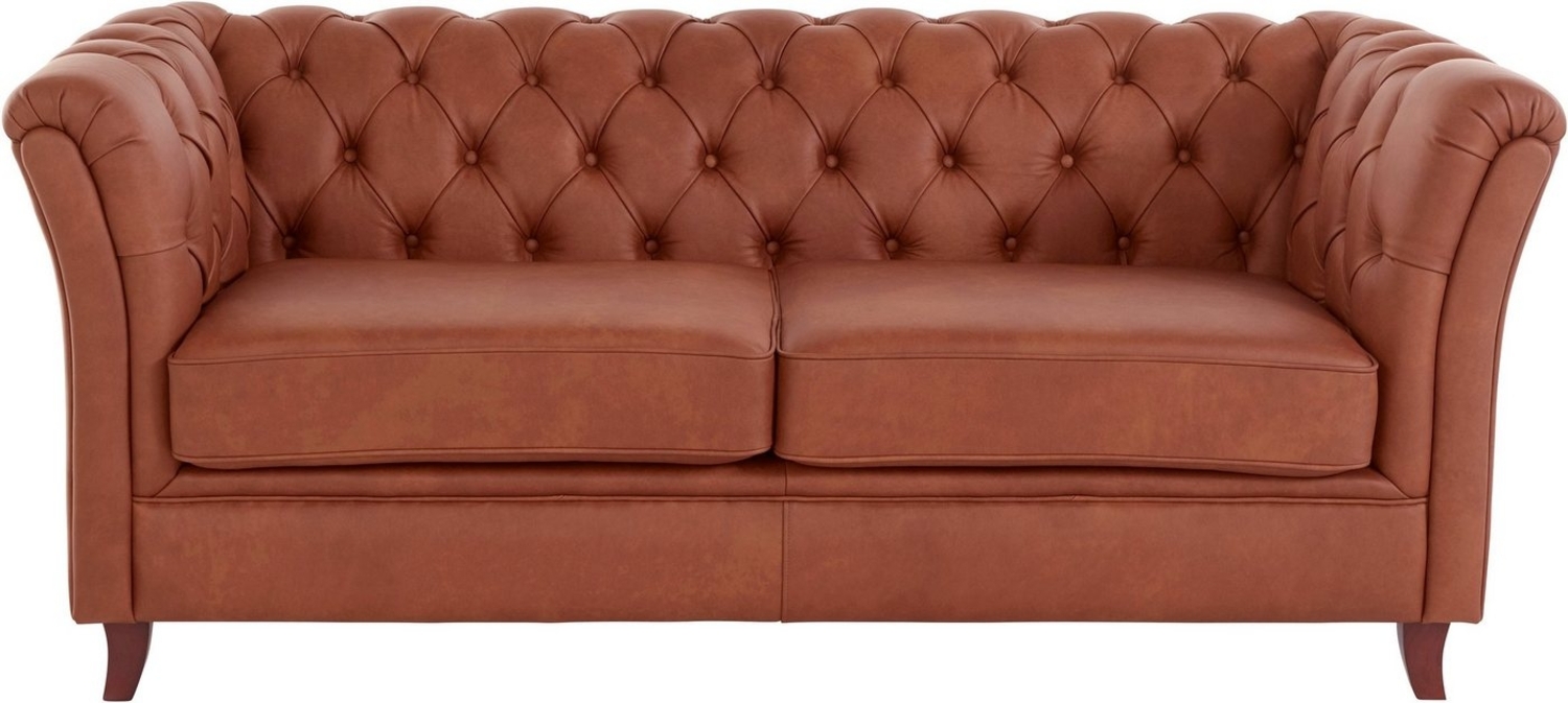 Home affaire Chesterfield-Sofa Reims, mit echter Chesterfield-Knopfheftung, hochwertige Verarbeitung Bild 1