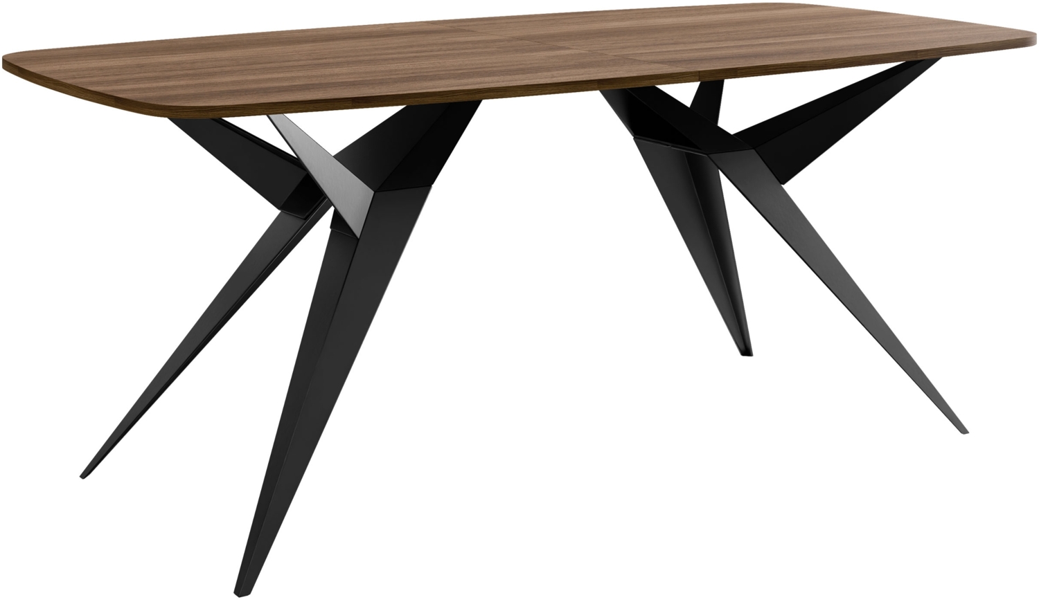 Esstisch Arbadt (Farbe: Schwarz / Nuss Franklin Tobacco) Bild 1