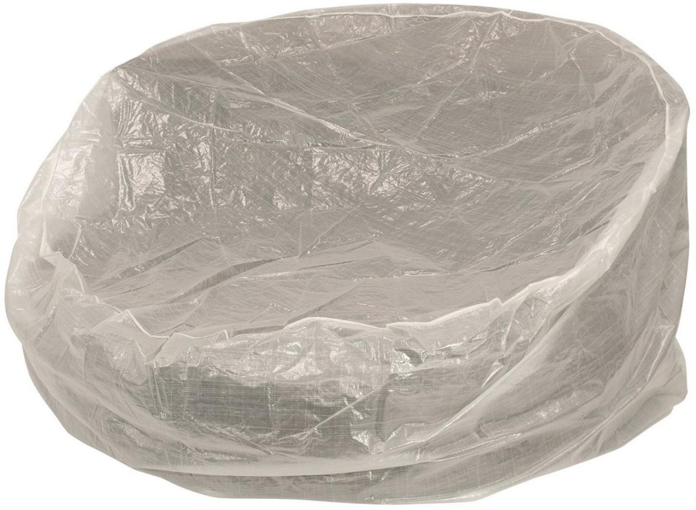 Abdeckhaube Liegeinsel gross bis 240cm Durchmesser, PE transparent Bild 1