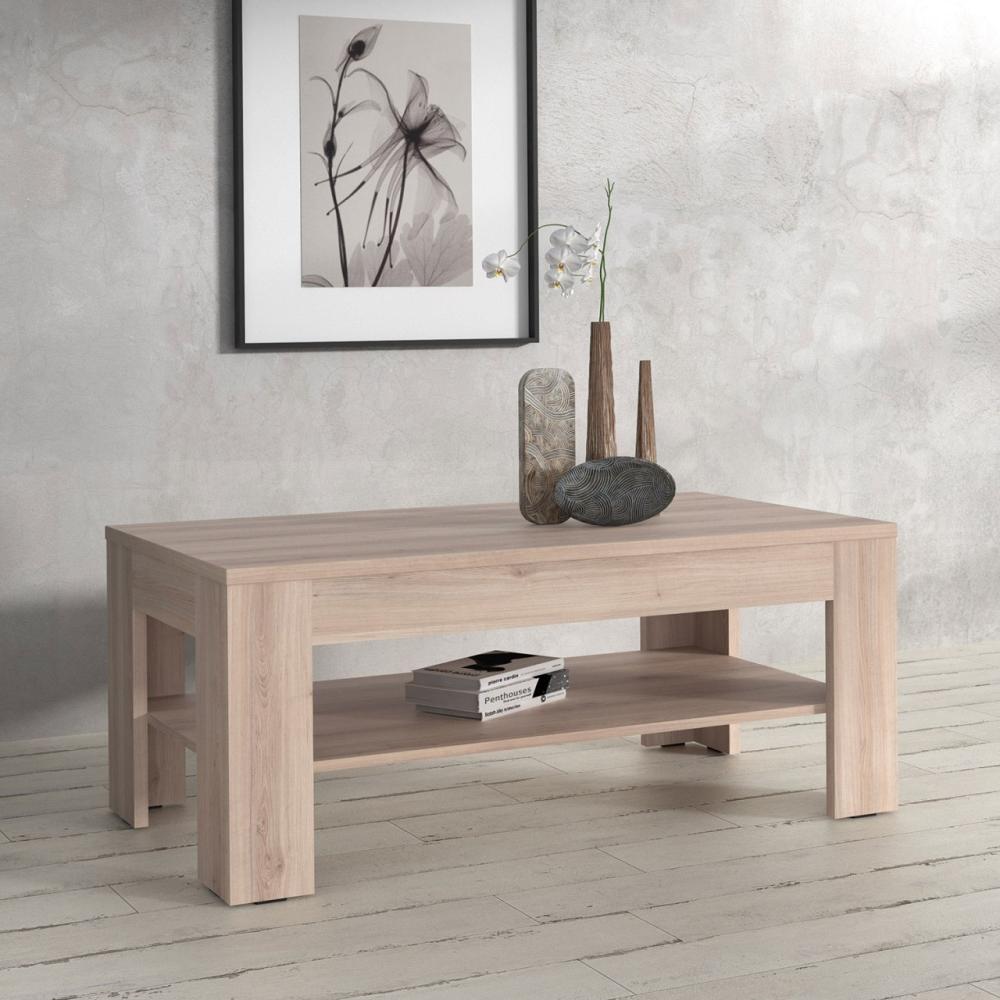 Couchtisch Wohnzimmertisch 110x60cm Zwetschge Comano Modern Bild 1