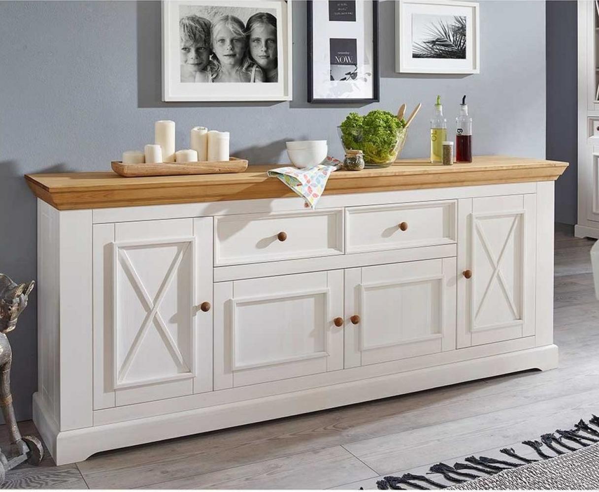 Pharao24 Sideboard Demossa, aus Massivholz Bild 1