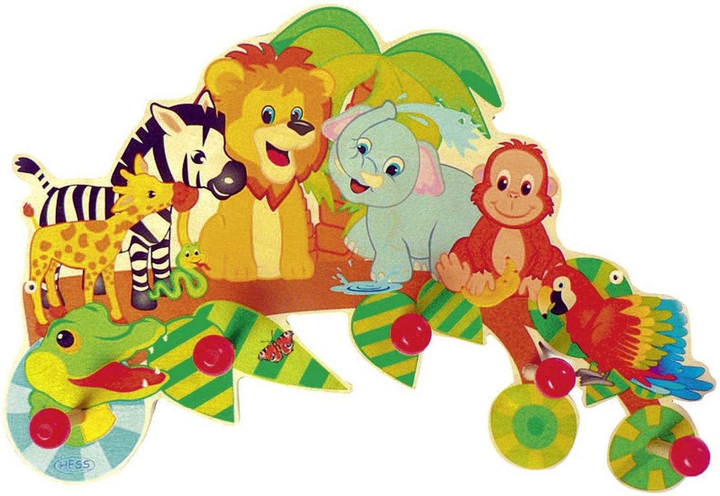 Hess. Garderobe. ca. 40 cm. Dschungel Bild 1