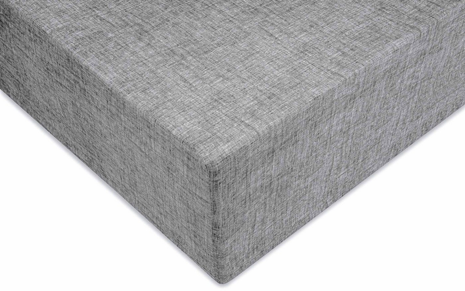 Zo! Home Lino Baumwoll Spannbettlaken 90x200 cm Anthrazit Bild 1