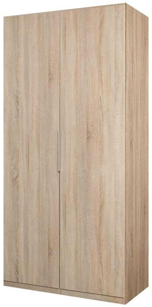 FORTE Cadixo Kleiderschrank, Holzwerkstoff, Beige, 100,9 x 212,9 x 58,9 cm Bild 1