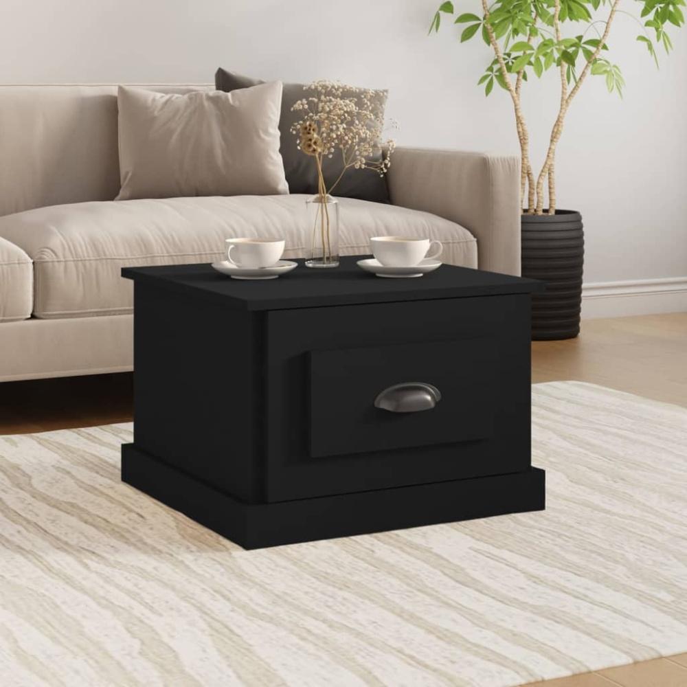 vidaXL Couchtisch Schwarz 50x50x35 cm Holzwerkstoff 816249 Bild 1