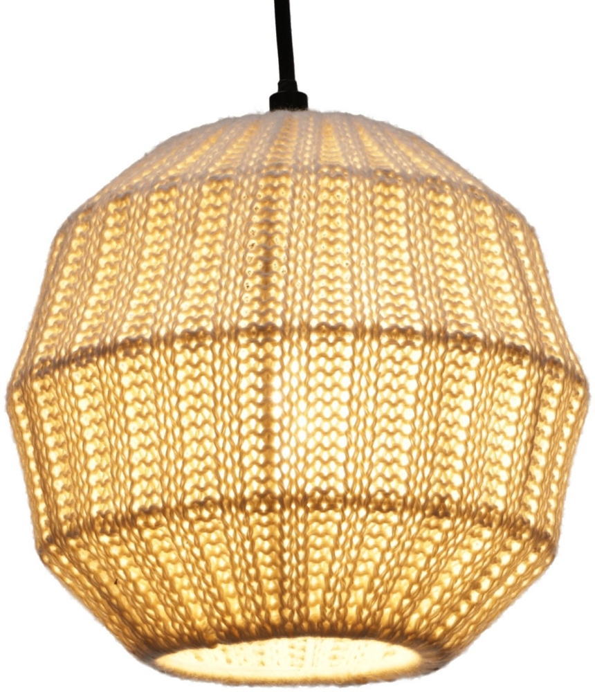 Guru-Shop Deckenleuchten Moderne Deckenleuchte aus gestrickter Baumwolle., Leuchtmittel nicht inklusive Bild 1