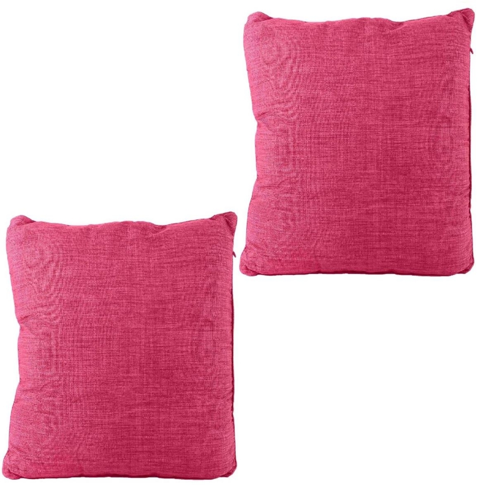 Kissenbezug (2 Stück) Hagby bordeaux 40x40 cm Bild 1