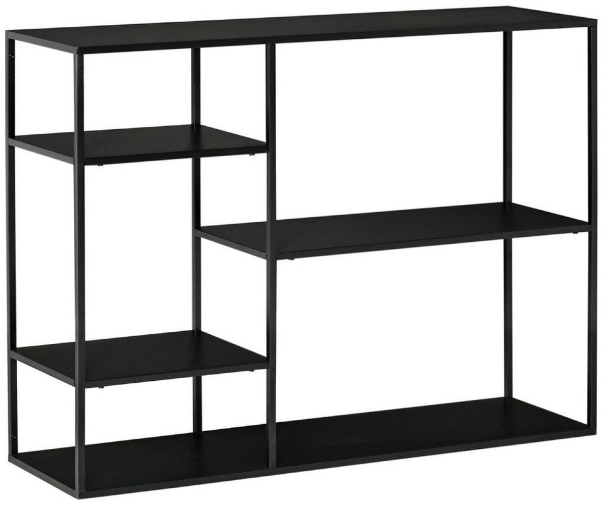 HOMCOM Standregal Bücherregal Lagerregal Aktenregal mit 5 offenen Fächern, Küchenregal 1-tlg, 120 x 35 x 87,5 cm Bild 1