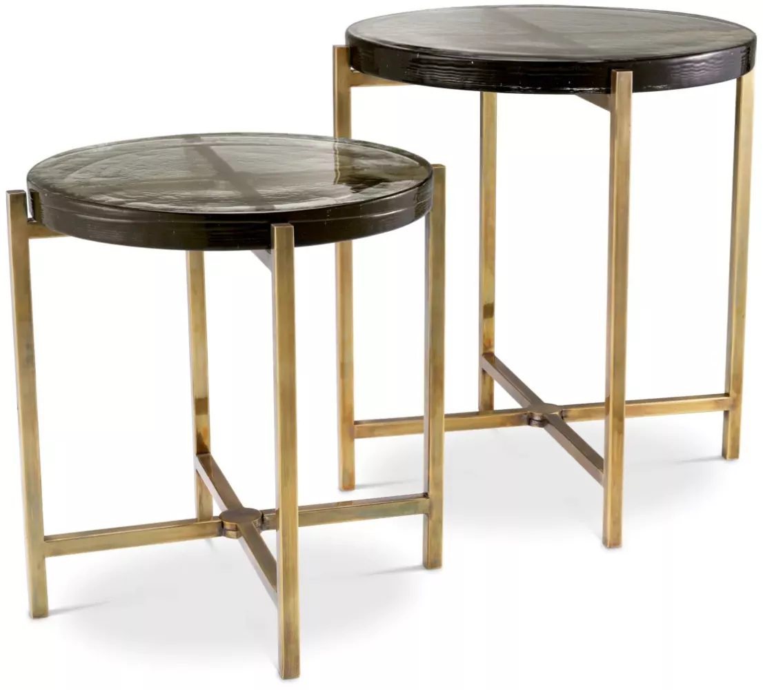 EICHHOLTZ Side Table Haymann Set von 2 Stk. Bild 1
