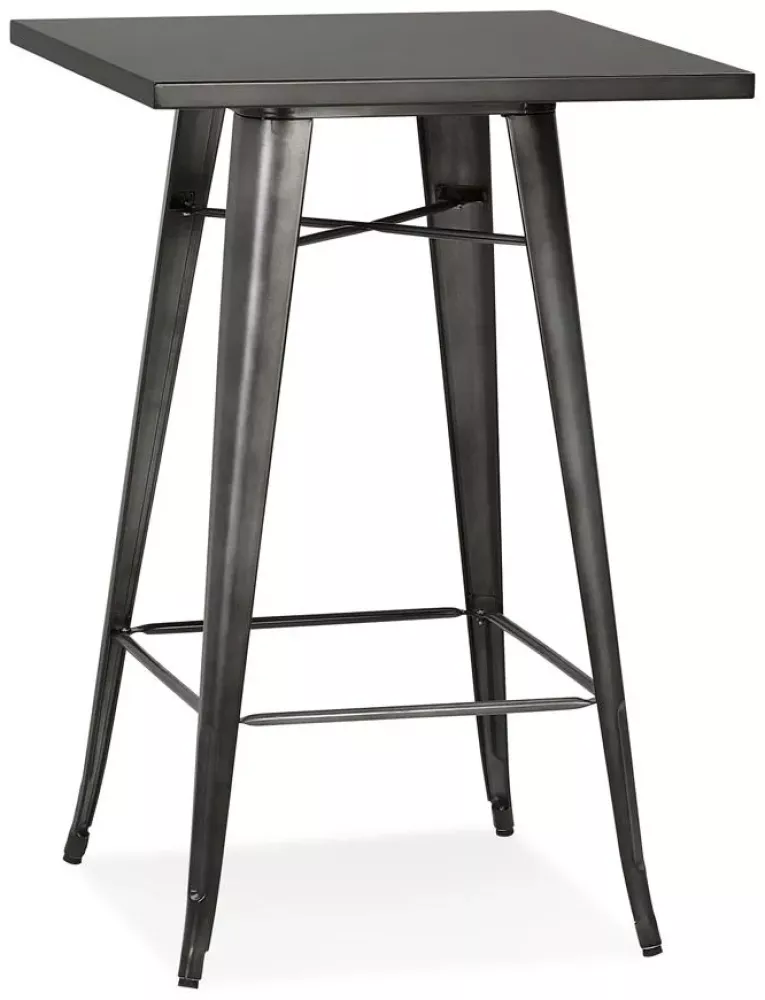 Kokoon Design Stehtisch Gru Metall Dunkelgrau Bild 1