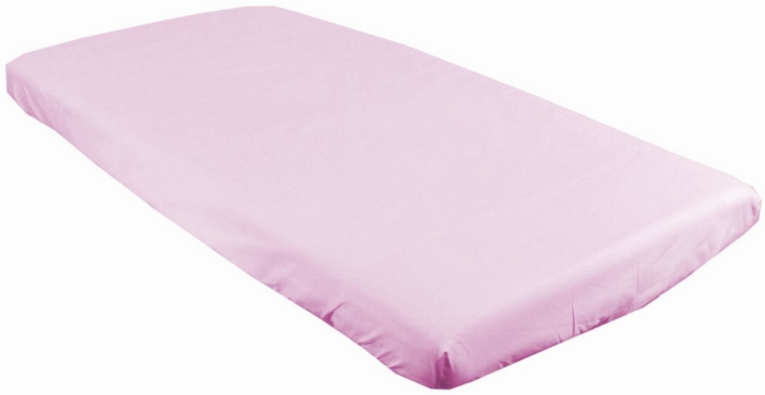 BabyLux Spannbettlaken SPANNBETTLAKEN 70x140 Spannbetttuch Baumwolle Kinder Baby Babybett, Rosa 70x140 cm Bild 1