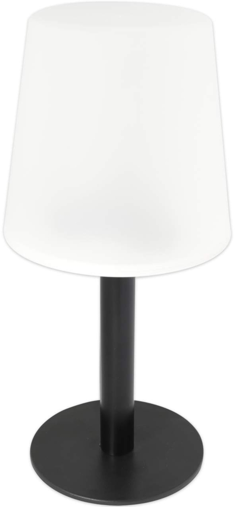 LED Tischlampe solarbetrieben für Außenbereich 15 x 31 cm warmweiß Bild 1