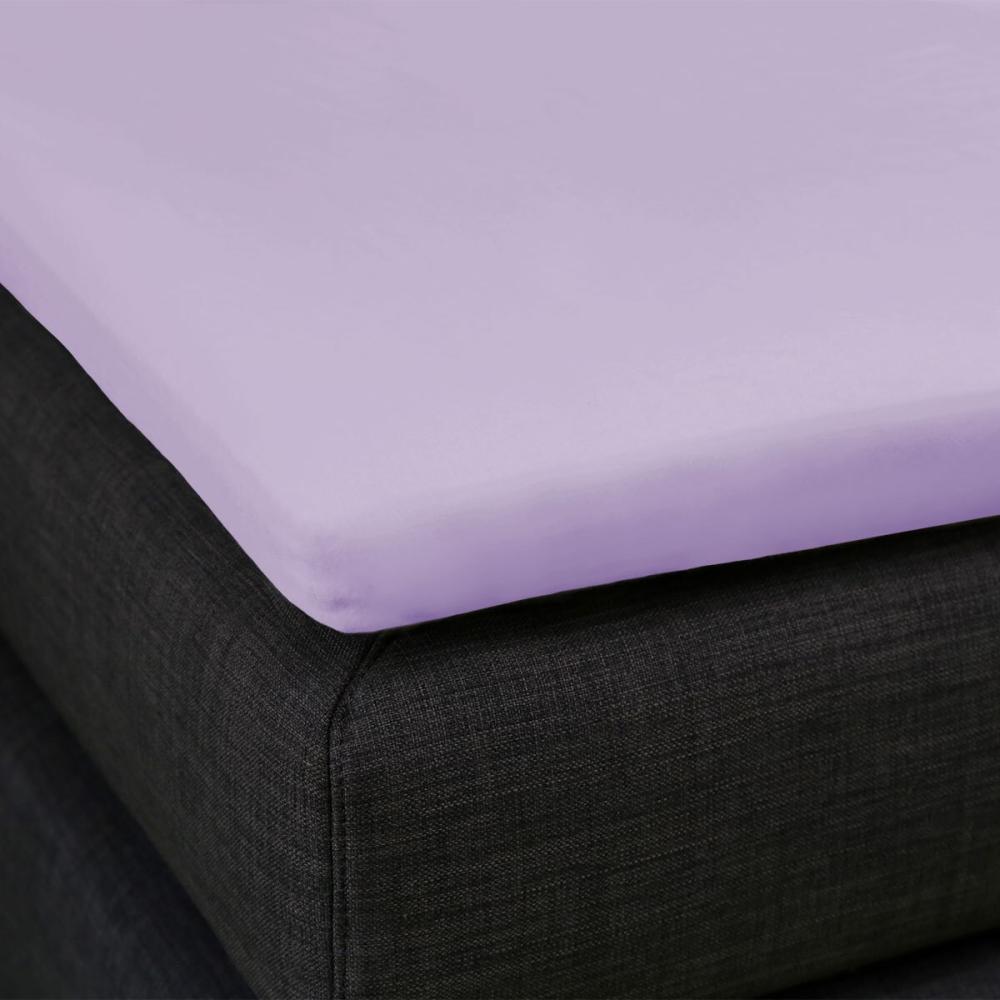 Formesse Bella Donna Topper Spannbetttuch La Piccola | 90x200 cm | flieder Bild 1