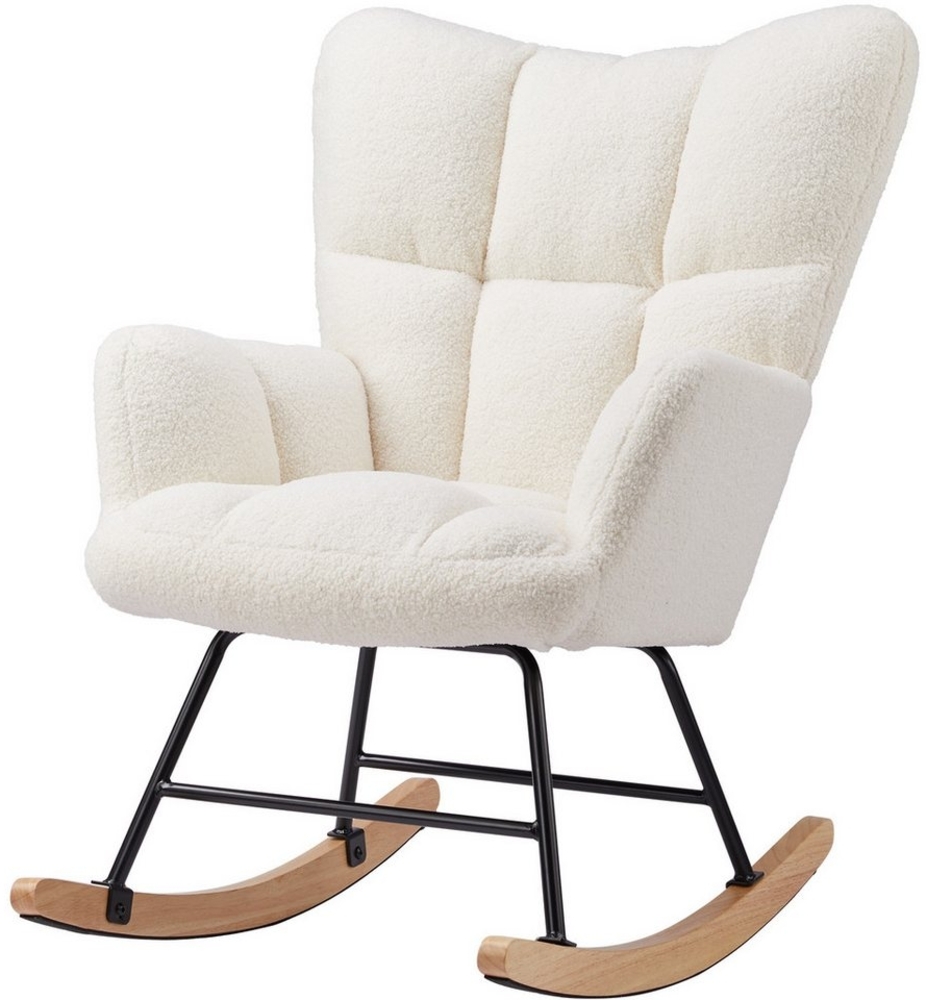 DUMOS Schaukelstuhl wohnzimmer,schaukelstuhl outdoor, mit Relaxfunktion Bild 1