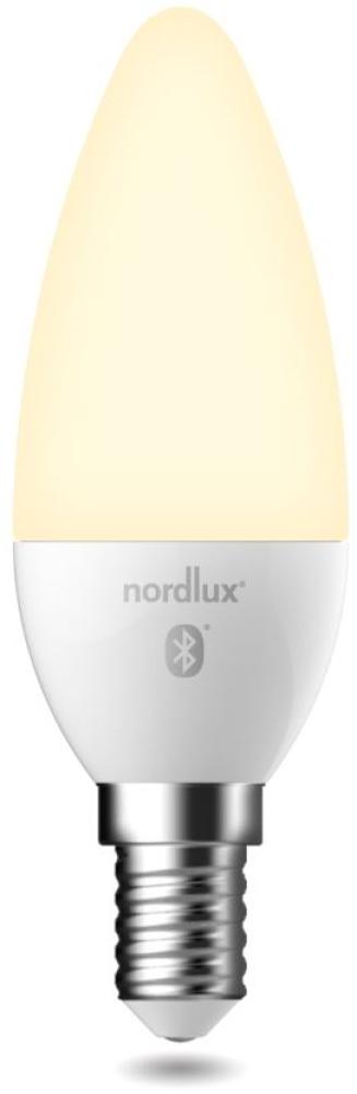 Nordlux Smart Home LED Leuchtmittel E14 C35 430lm 2200-6500K 4,7W 80Ra 300° App Steuerbar 3,5x3,5x10,8cm Bild 1