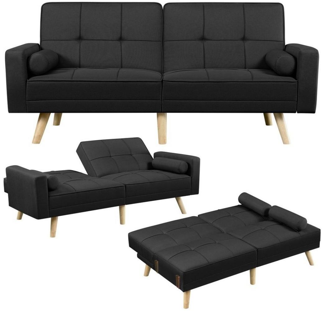 Yaheetech Sofa, Klappsofa mit Schlaffunktion Loungesofa Bettsofa Bild 1