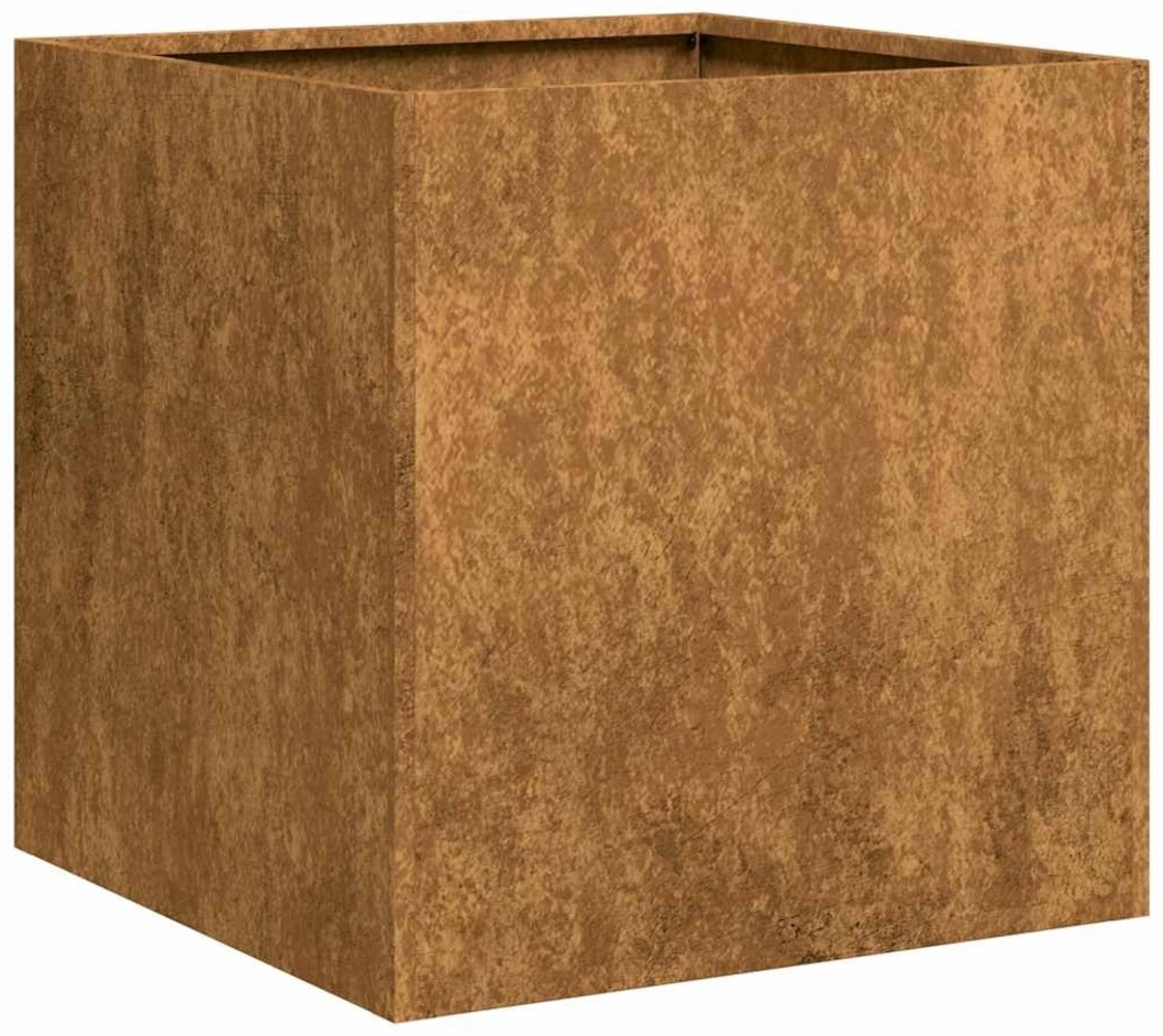 vidaXL Pflanzkübel Rostig 40x40x40 cm Wetterfester Stahl 860667 Bild 1