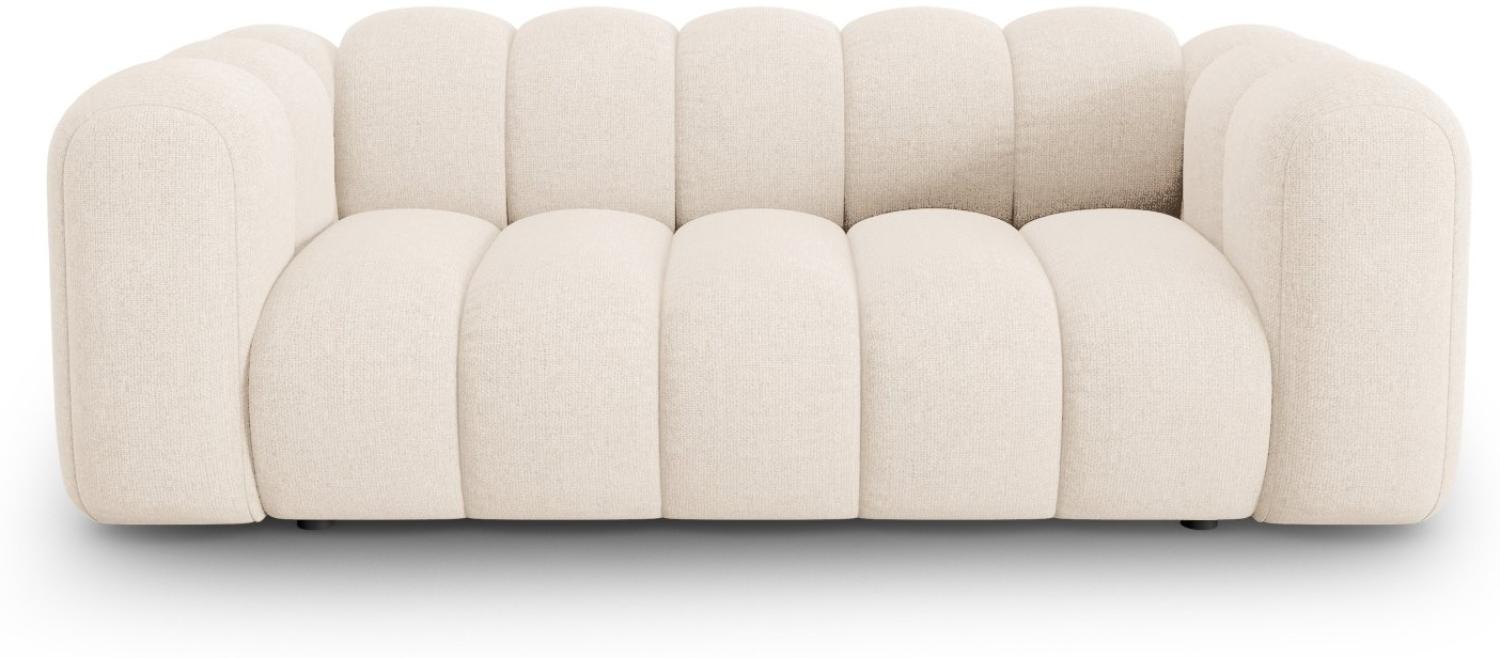 Micadoni Sofa Lupine 2-Sitzer Chenille Helles Beige Bild 1