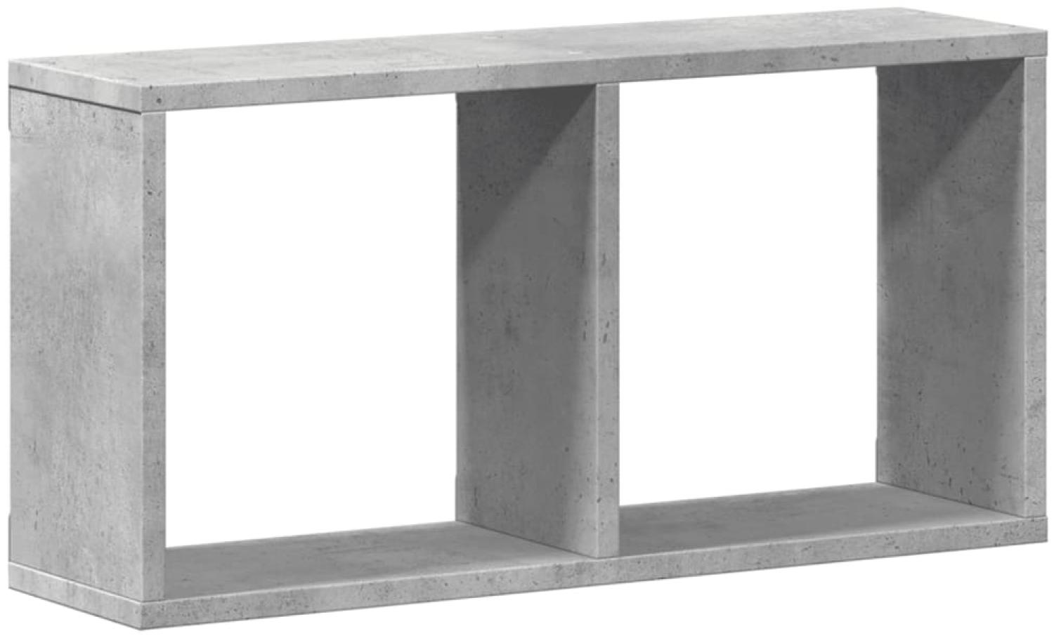 vidaXL Wandschrank 60x16x30 cm Betongrau Holzwerkstoff 854880 Bild 1
