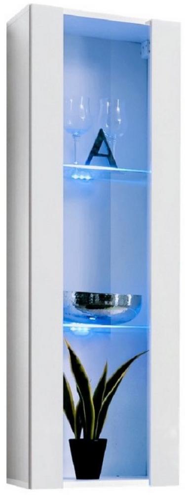 ASM-Moebel Hängevitrine Hängevitrine Glasvitrine FLY II Hochglanz Led Push-Click 12 Varianten Hochglanzfronten Led Beleuchtung und Push-Click System Bild 1