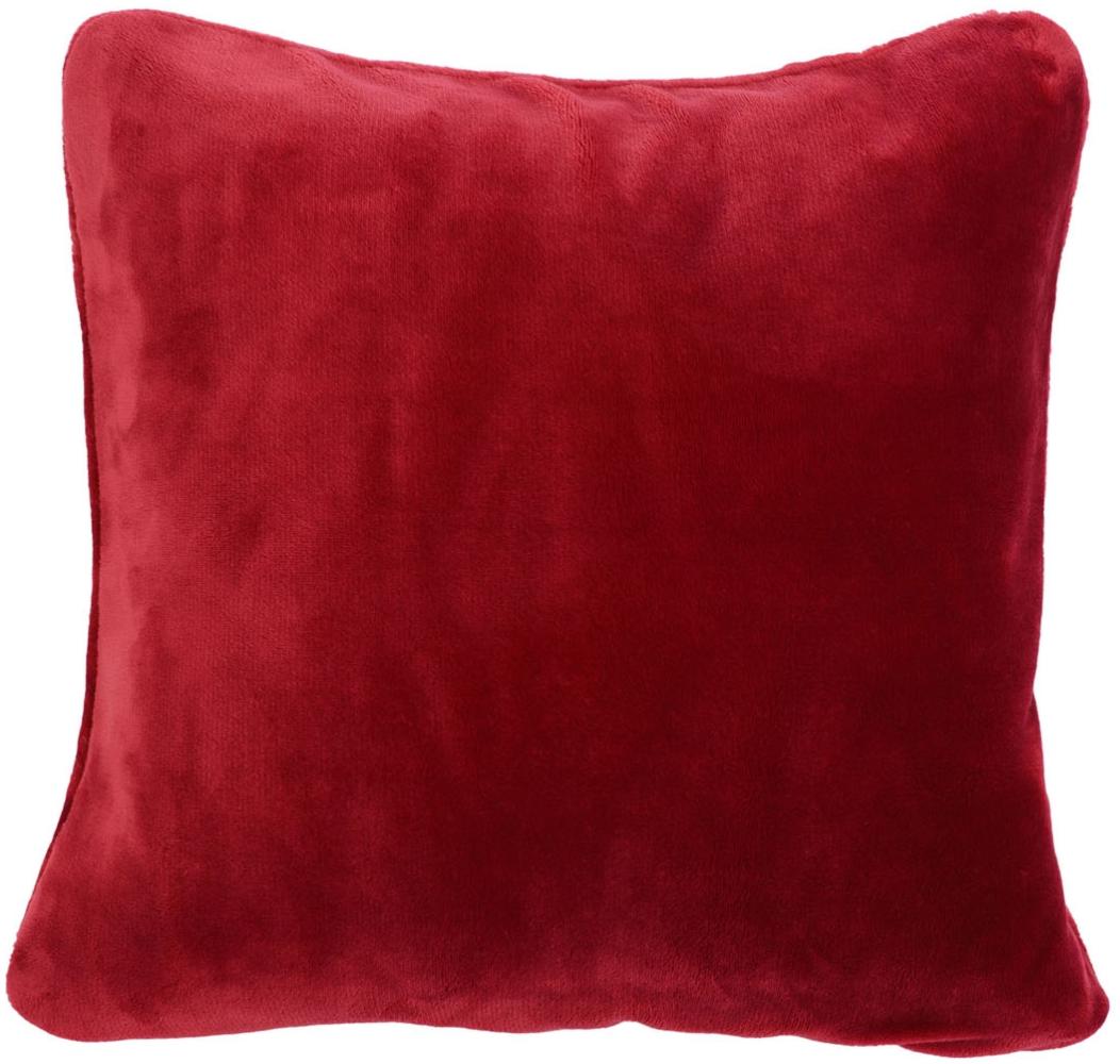 Premium Cashmere Kissenhülle 50 x 50 cm 2er Set 50 x 50 cm - Rot (37) Bild 1