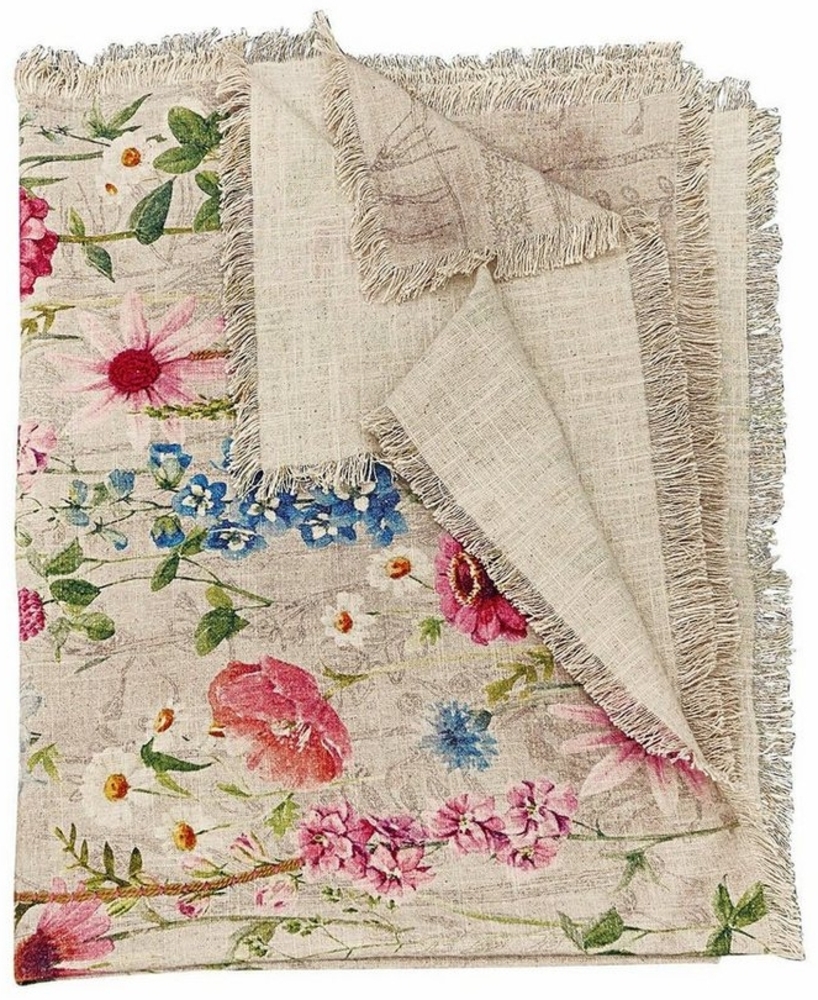 Mirabeau Tagesdecke Plaid Eleonoire bunt Bild 1