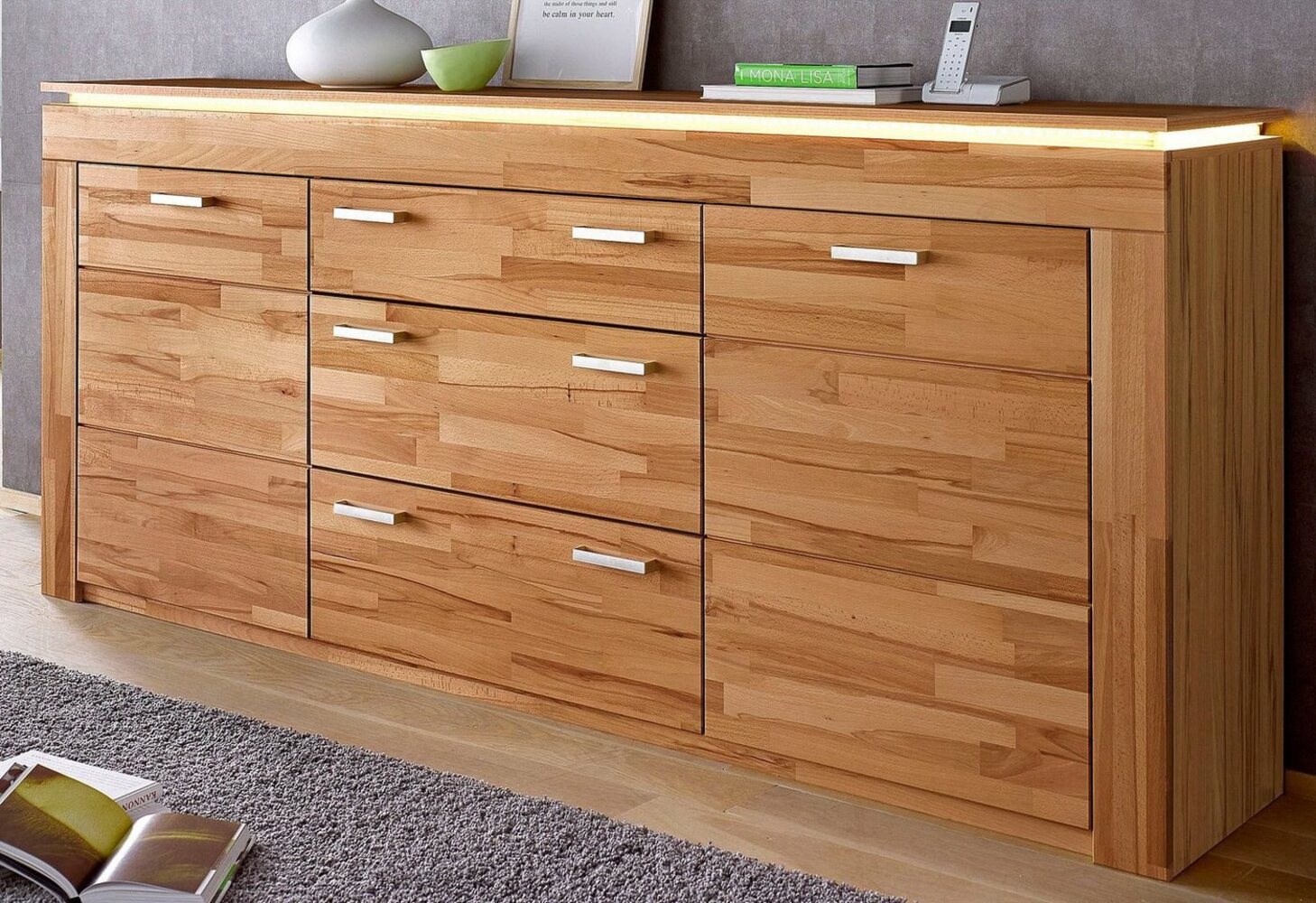 VOGL Möbelfabrik Sideboard, Breite 222 cm Bild 1