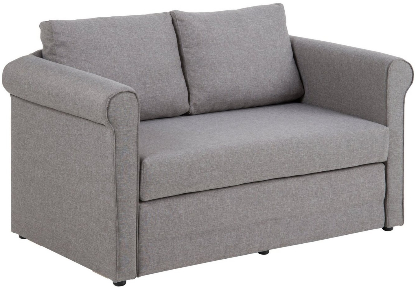 ebuy24 Schlafsofa Hellgrau Bild 1