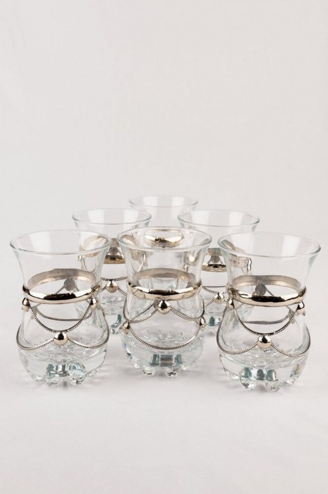 Marrakesch Orient & Mediterran Interior Teeglas 6x Türkisches Teeglas Samsun - 6er SET Bild 1