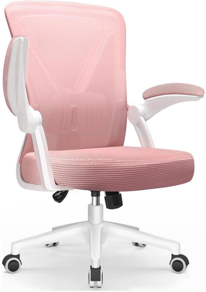 Ergonomischer Bürostuhl mit Einstellbarer Lendenstütze, Armlehnen, Drehstuhl Bild 1