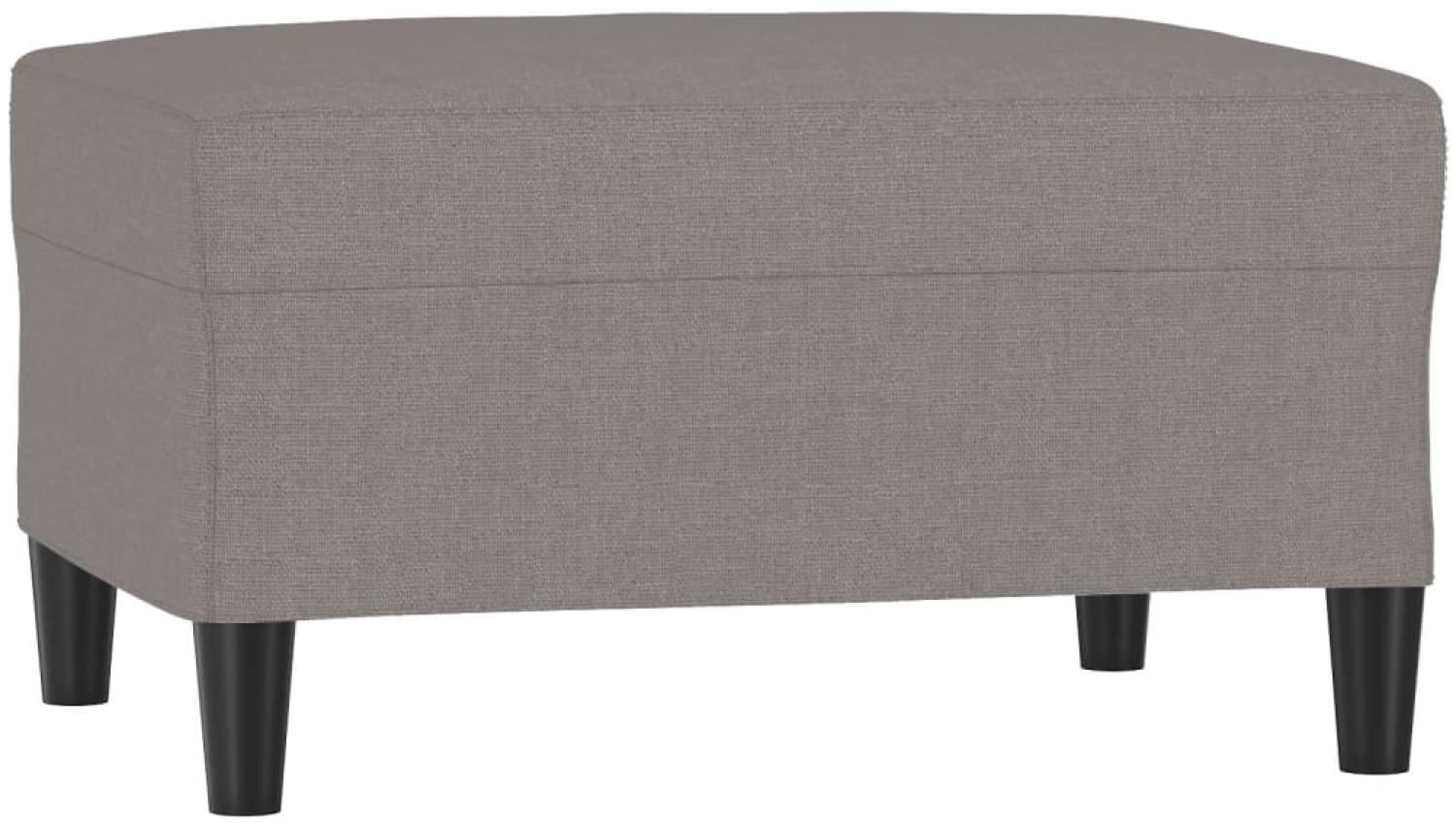 vidaXL Fußhocker Taupe 70 x 55 x 41 cm Stoff [349310] Bild 1