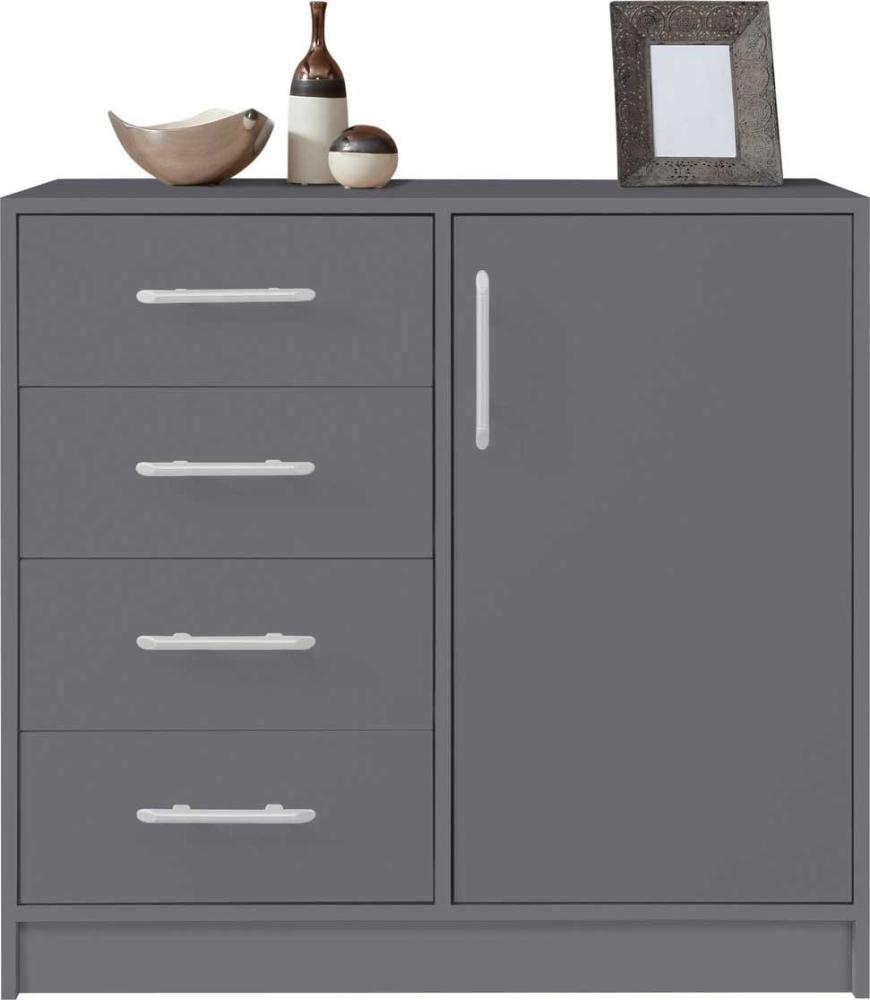 Kommode Sideboard Smart 90x40x83,5cm anthrazit 1-türig Bild 1