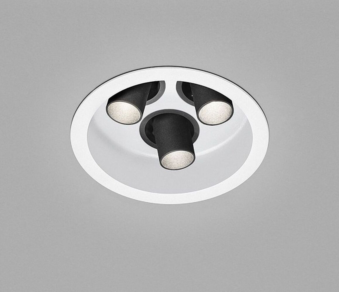 HELESTRA 35/2070.07-22 RUN Deckeneinbauleuchte IP30 weiß / schwarz IP30 Bild 1