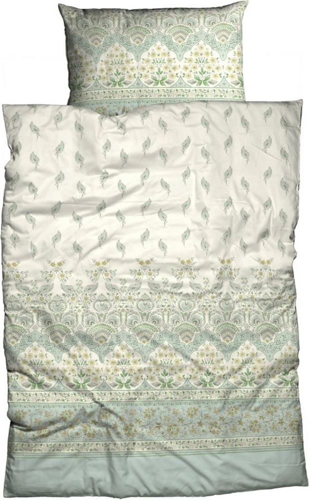 CASATEX Bettwäsche Jolie, Satin, 2 teilig, elegantes Design mit zarten Blumenmustern und sanften Farben Bild 1