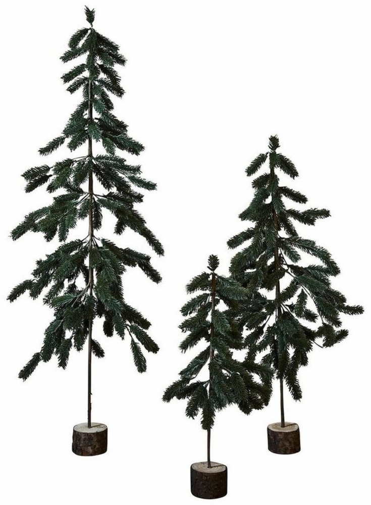 Mirabeau Künstlicher Weihnachtsbaum Weihnachtsbaum 3er Set Lorin grün Bild 1