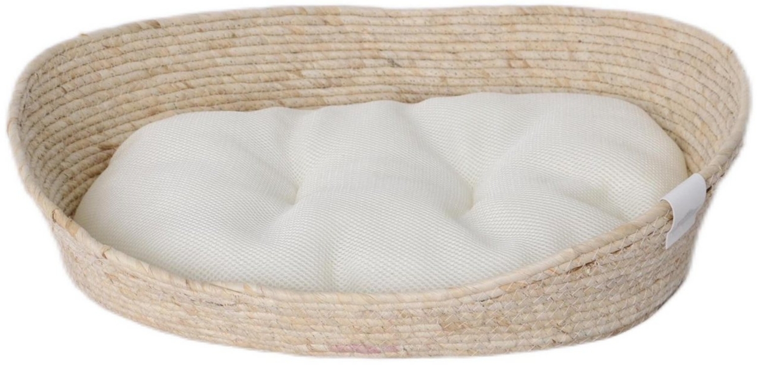 Dehner Tierbett Premium Kuschelbett Tiefer Schlaf, Naturmaterial, versch. Größen, exquisites, hochwertiges Hundebett / Katzenbett Bild 1