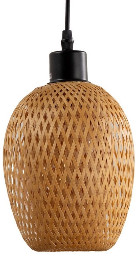 riess-ambiente Hängeleuchte ORGANIC LIVING 40cm natur · Pendellampe mit Schirm · oval · handmade, keine besonderen Funktionen, ohne Leuchtmittel, für Esszimmer · Bambus-Holz · Boho-Stil · für Schlafzimmer Bild 1