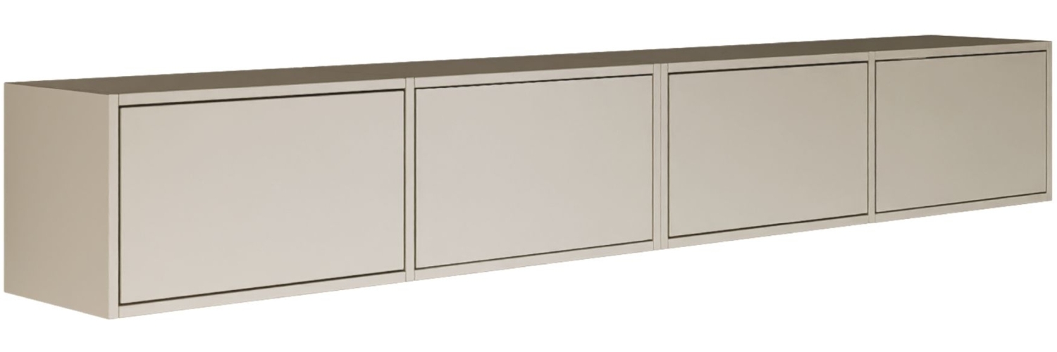 Selsey 'Framme' Hängendes TV-Board mit vier Klappen 200 cm, Kaschmirgrau Bild 1