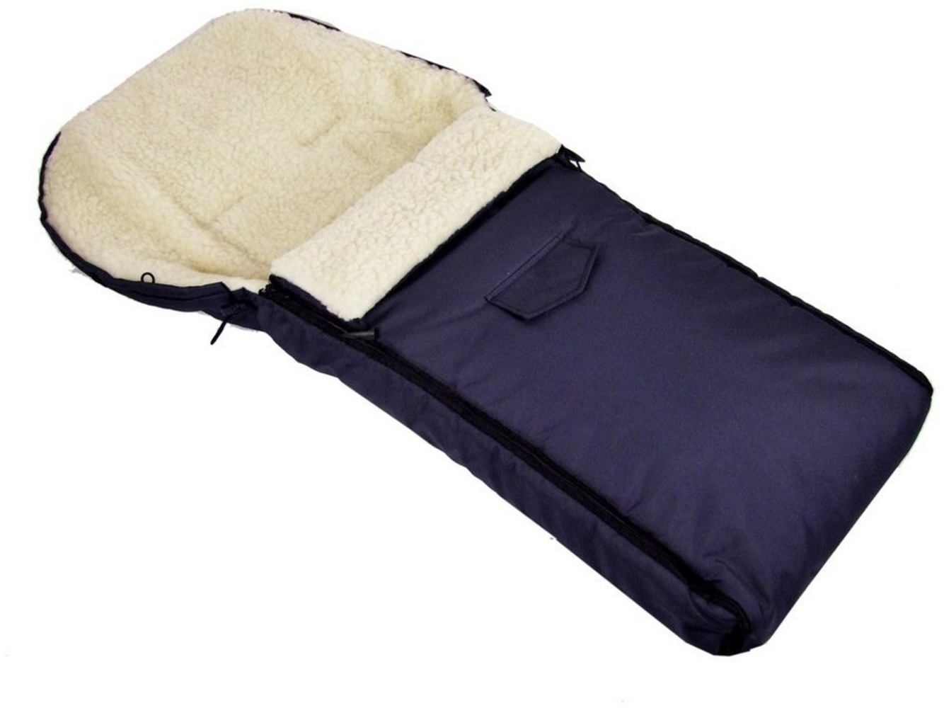 BambiniWelt by Rafael K. Fußsack Winterfußsack Babyfußsack Fußsack Kinderwagen Wolle universal 108cm, universal Bild 1