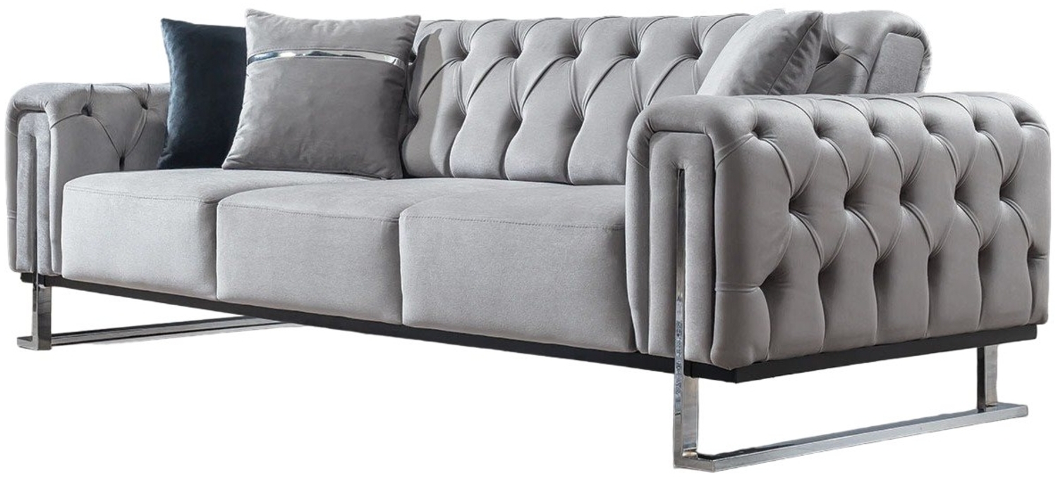 Villa Möbel Sofa Nova, 3-Sitzer 1 Teile, mit Relax-/Bettfunktion durch umklappbare Rückenlehne Bild 1