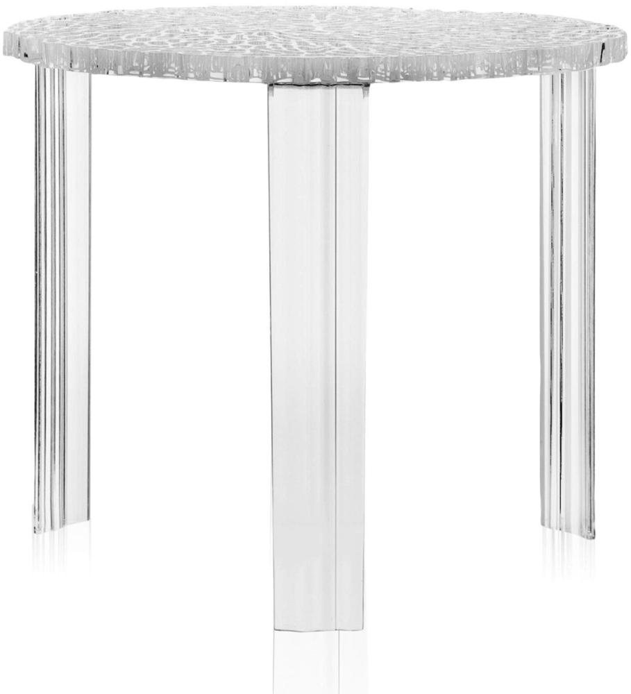 Kartell 08502B4 T-Table Möbel, Grau/Transparent, 50 x 50 x 44 cm Bild 1