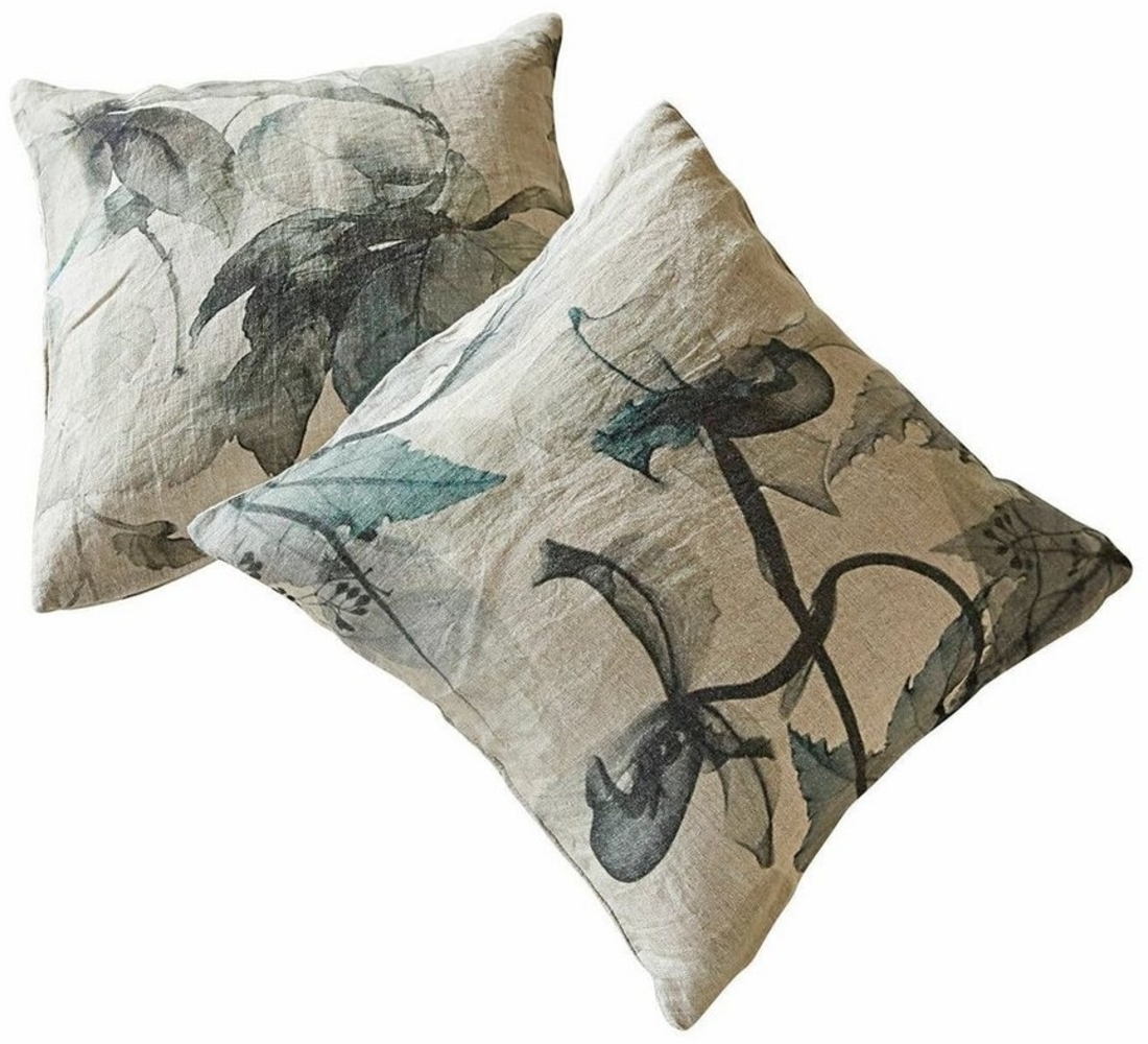 Mirabeau Kissenhülle Kissenhülle 2er Set Forsyth grün/leinen Bild 1